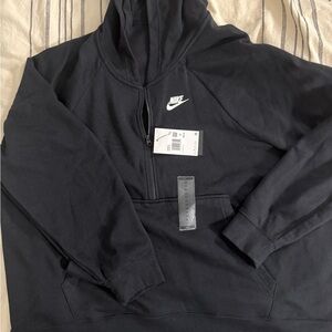 Nike Black Half-Zip Hoodie